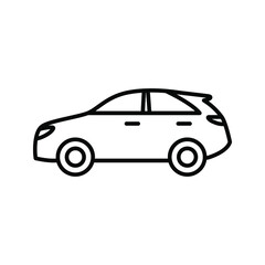 Obraz na płótnie Canvas CUV car icon