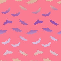 seamless pattern with bat 