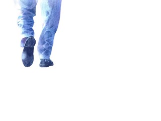 サラリーマンの足の壁紙