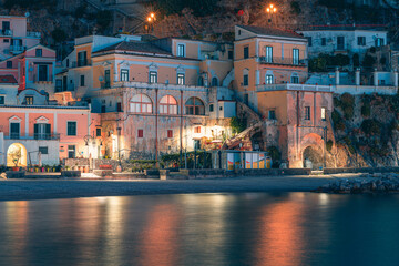 Village of Cetara in Amalfi Coast Italy