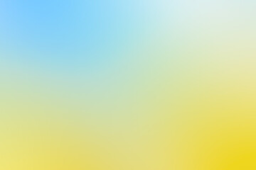 Soft blurred backdrop. Blue at the top and yellow at the bottom