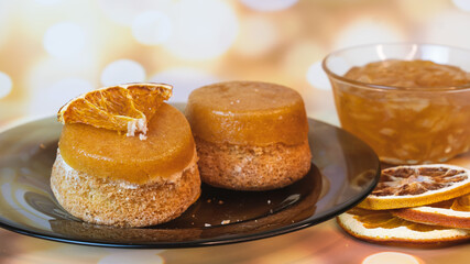 cake with orange