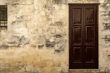 Traditional Entrance to a historic house in Italy