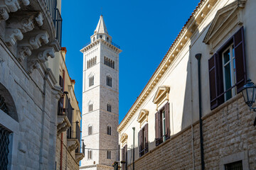 Fototapeta na wymiar Trani Cathedral (Cattedrale di San Nicola Pellegrino). Trani, Puglia (Apulia), Italy