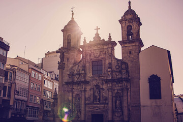 Catholic Church Iglesia de San Jorge Sunset