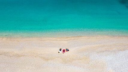 Myrtos beach at Kefalonia island - Greece