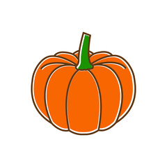 pumpkin icon design template vector