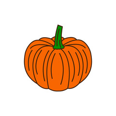 pumpkin icon design template vector
