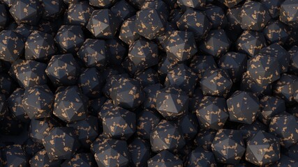 ICOSphere balck background
