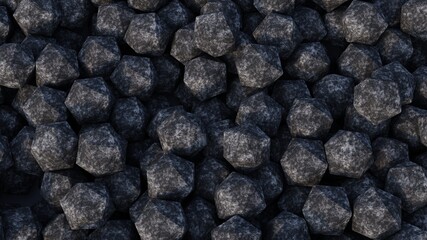 ICOSphere balck background