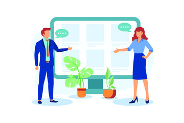 CMS development illustration exclusive design inspiration 