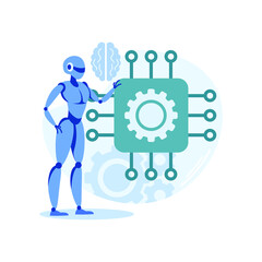 Cybernetics illustration exclusive design inspiration  