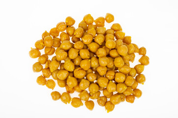 the Vegetarian meals. Boiled chickpeas. Studio Photo