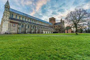 Cathedral and Abbey Church of Saint Alban in St.Albans, UK