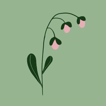 Fototapeta Three flowers