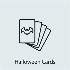 halloween icon vector icon.Editable stroke.linear style sign for use web design and mobile apps,logo.Symbol illustration.Pixel vector graphics - Vector