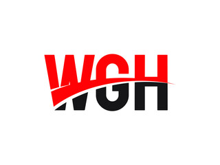 WGH Letter Initial Logo Design Vector Illustration