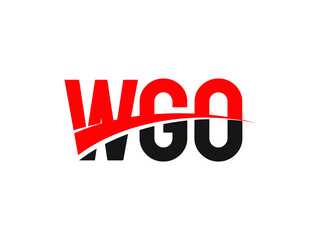 WGO Letter Initial Logo Design Vector Illustration
