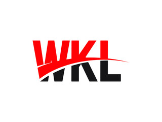 WKL  Letter Initial Logo Design Vector Illustration