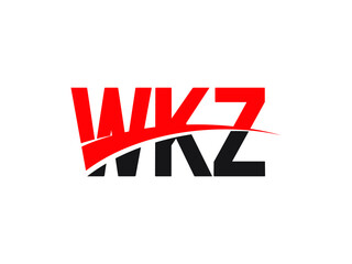 WKZ Letter Initial Logo Design Vector Illustration