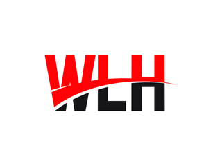 WLH Letter Initial Logo Design Vector Illustration