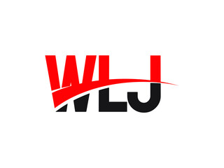 WLJ Letter Initial Logo Design Vector Illustration