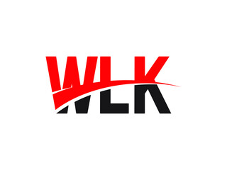 WLK Letter Initial Logo Design Vector Illustration