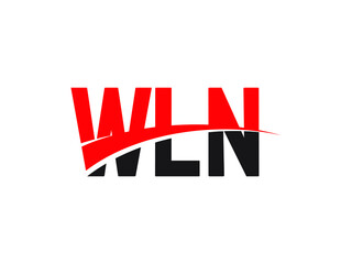 WLN Letter Initial Logo Design Vector Illustration