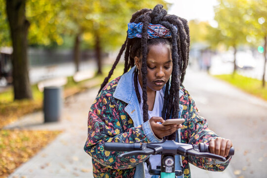 Activating electric scooter from smartphone 
