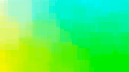 Hintergrund abstrakt 8K gelb grün blau weiss Quadrate Gitter Muster weich