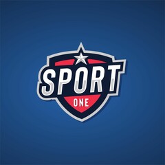 Sport logo template. Logo design template for your business.