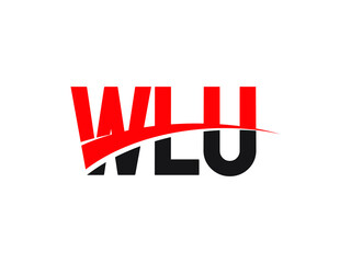 WLU Letter Initial Logo Design Vector Illustration