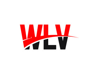 WLV Letter Initial Logo Design Vector Illustration