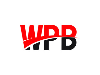 WPB Letter Initial Logo Design Vector Illustration