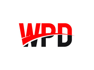 WPD Letter Initial Logo Design Vector Illustration