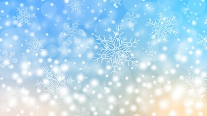 snowfall winter abstract illustration background 