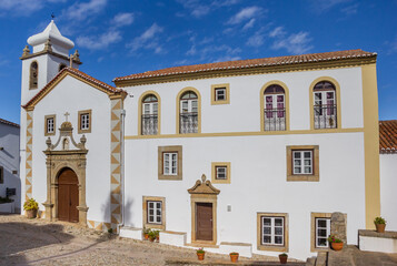 Fototapeta na wymiar Espirito Santo church in historic village Marvao, Portugal