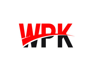 WPK Letter Initial Logo Design Vector Illustration
