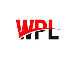 WPL Letter Initial Logo Design Vector Illustration