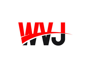 Fototapeta premium WVJ Letter Initial Logo Design Vector Illustration