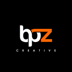 BPZ Letter Initial Logo Design Template Vector Illustration