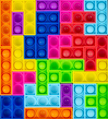 Puzzle simple dimple, pop it. Fashionable and modern anti stress toy for children and adults