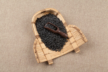 Beans, black beans, grains