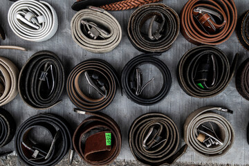 background with circles belts