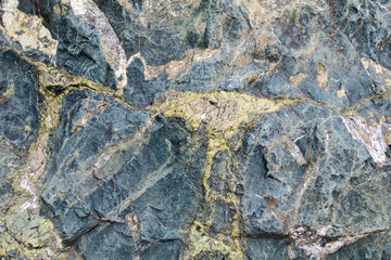stone wall texture green diabase with a beautiful rock stone