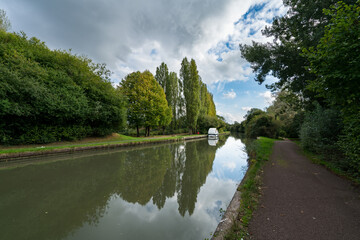 Grand Union canal in Milton Keynes. England