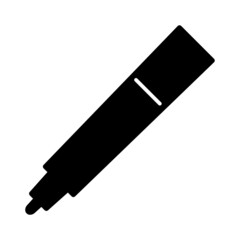 フェルトペン、マーカーのアイコン　felt-tip pen vector icon
