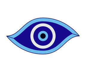 Fototapeta premium Turkish nazar symbol. Greek charm or amulet.