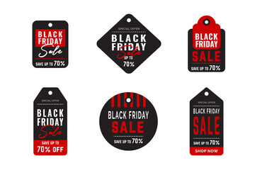 black friday sale hang tag template