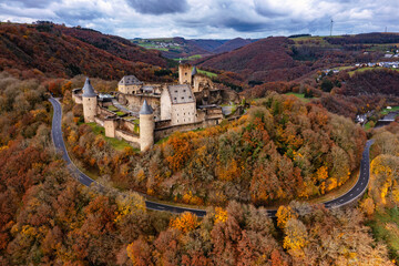 Bourscheid Castle in Luxembourg